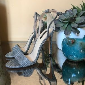 Topshop Silver Heels